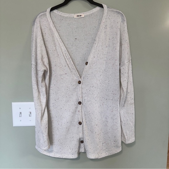 Cream color burst cardigan - Medium - Picture 3 of 3